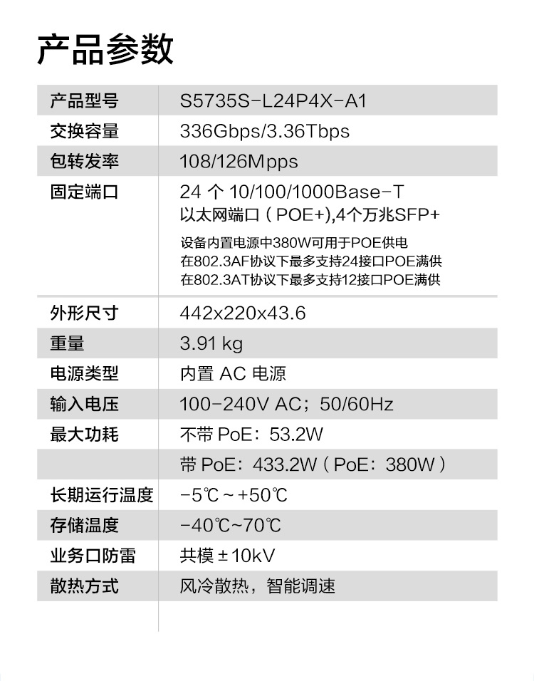 華為企業級交換機