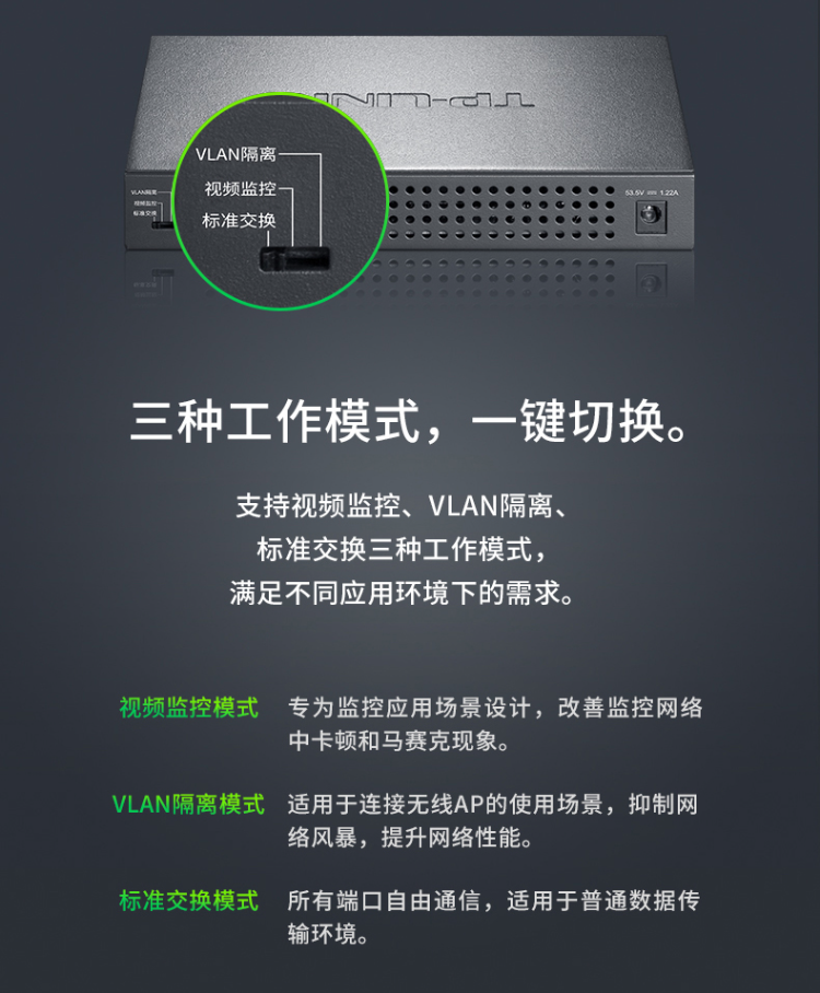 TP-LINK 10口全千兆以太網PoE交換機