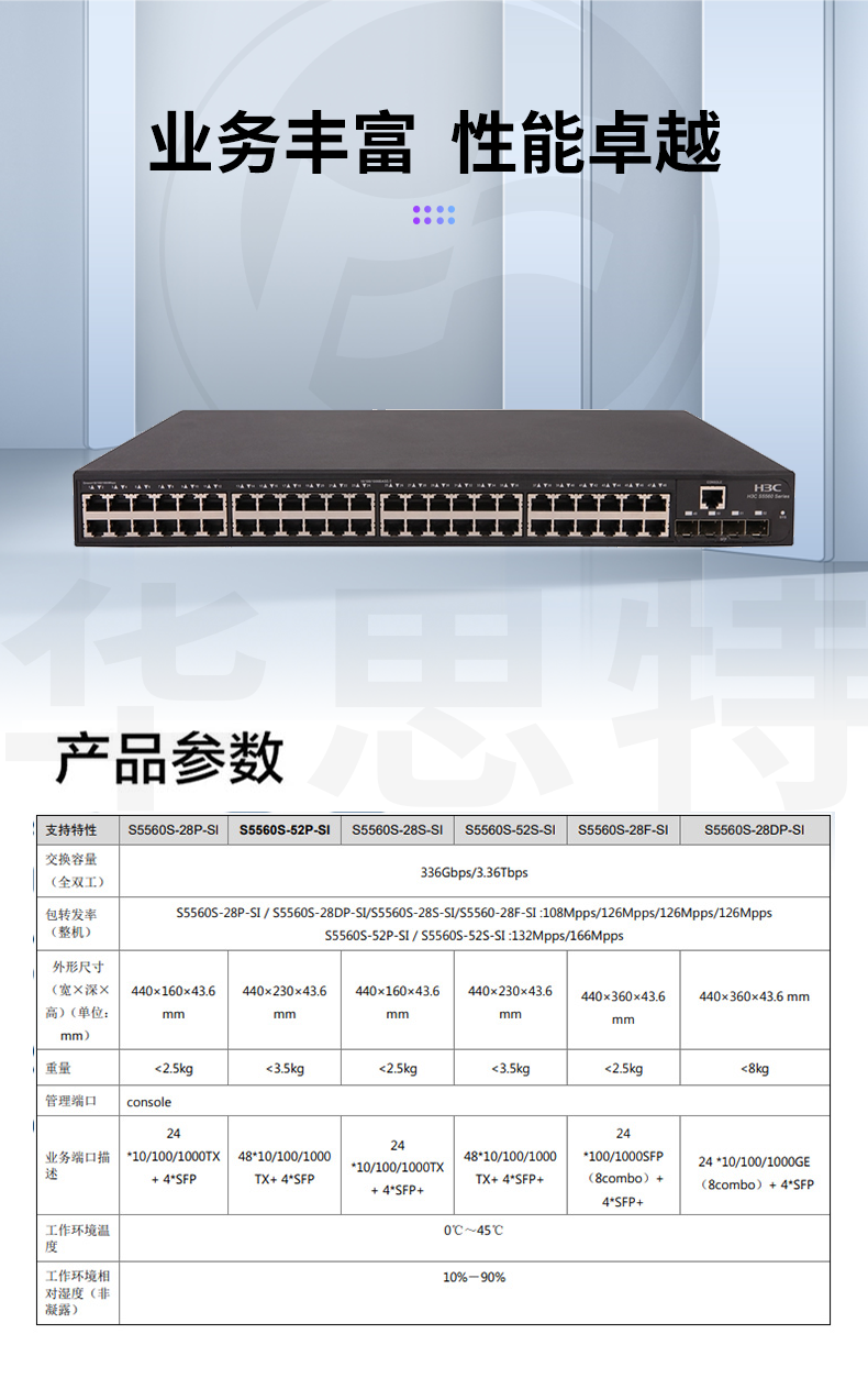 華三 LS-5560S-52P-SI 交換機